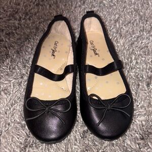 Cat & Jack Black Kids Ballet Flats